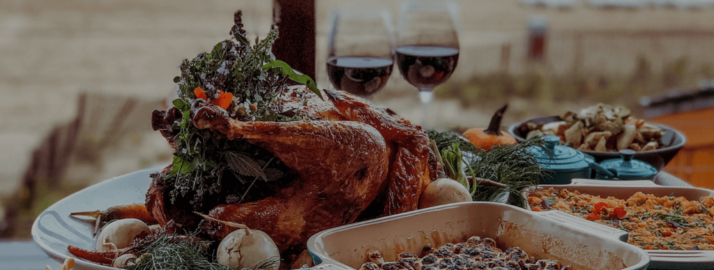 Thanksgiving turkey from Gurney's Resorts