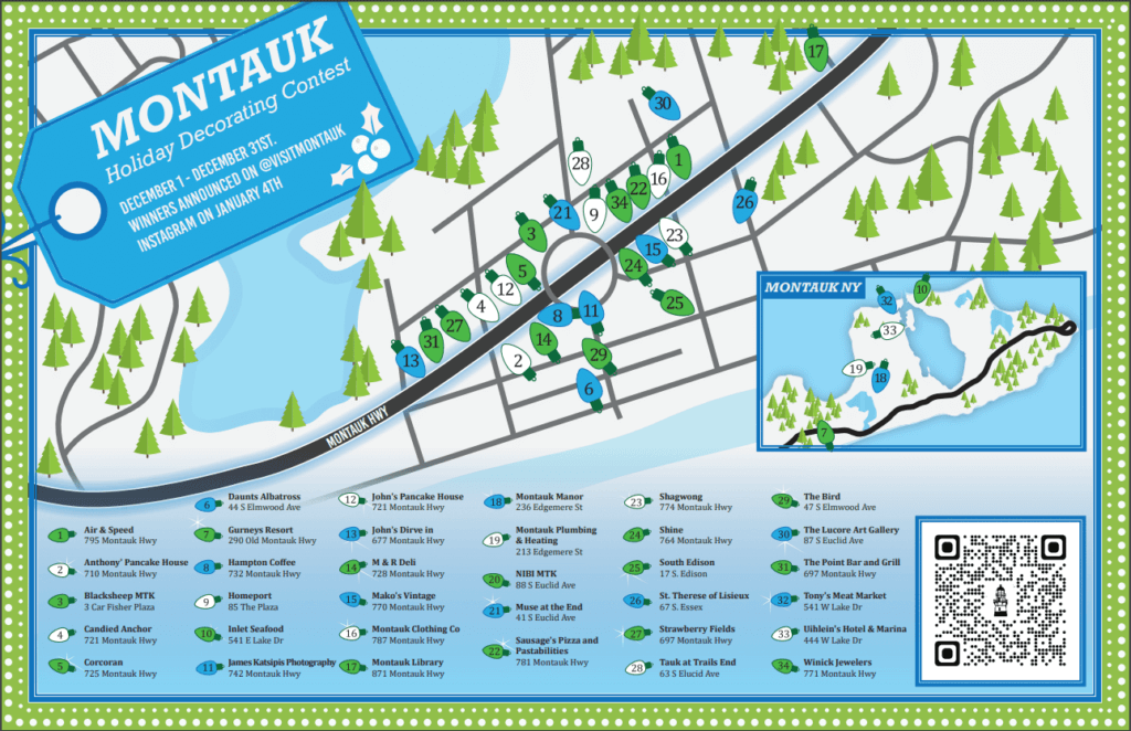 2024 Holiday Decorating Contest Map