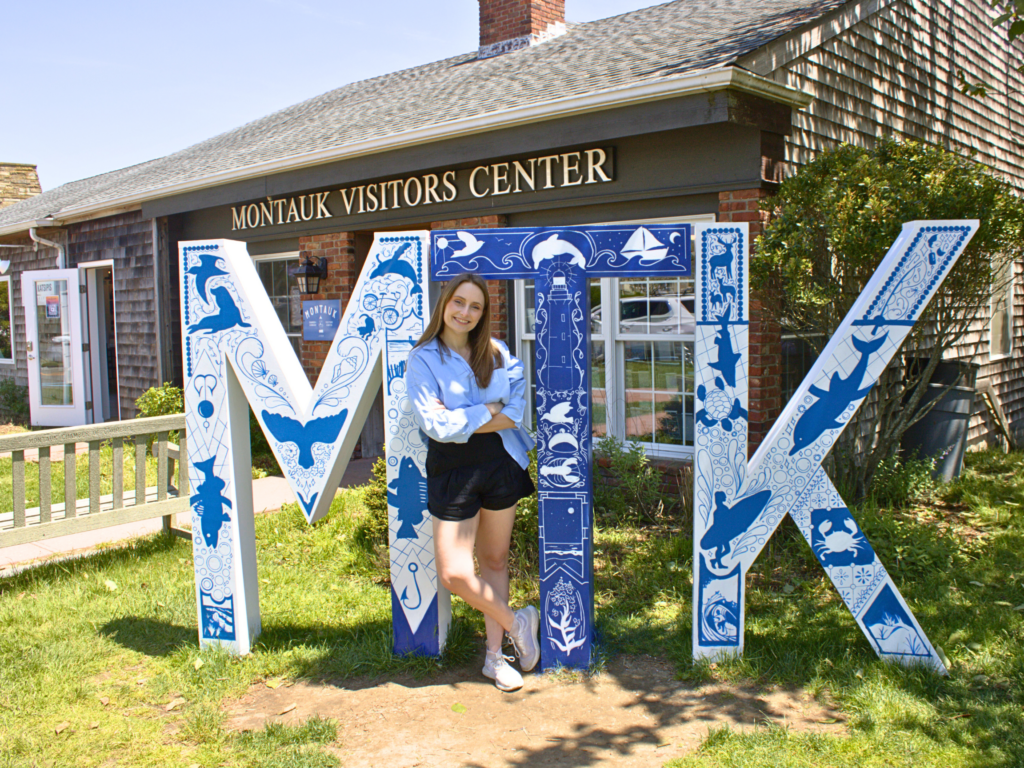 Sarah Schreck, the winner of the 2024 MTK Sign Design Competition